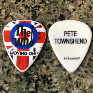 Pete Townshend Guitar Pick The Who Moving On Tour Stage Last Show Look