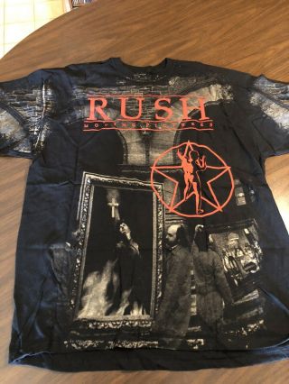 Rush 2010 Time Machine Moving Pictures Tour Shirt Size Xl