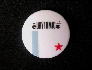 Eurythmics / Annie Lennox 1983 Touch Tour / Album Stickback Button Pin