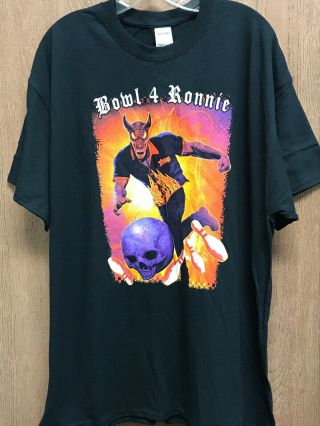 Ronnie James Dio Stand Up And Shout Cancer Fund Bowl 4 Men’s Blk T - Shirt Size Xl