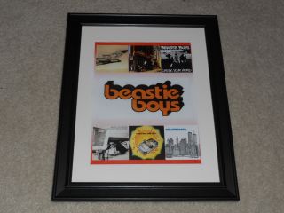 Framed Beastie Boys Album Cover Poster,  License To Ill,  1986 - 2004,  14 " X17 "