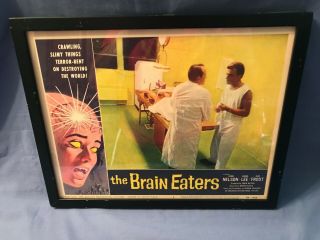 Vintage Monster Movie Lobby Card (the Brain Eaters) 1958