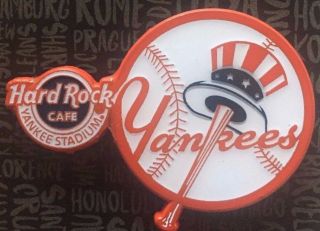2017 Hard Rock Cafe York Yankee Stadium Classic Baseball Logo Design Pin