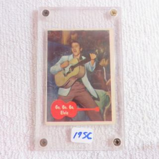 Elvis Presley - 1956 Bubbles/topps Gum Card 1 - Go,  Go,  Go,  Elvis - Holder