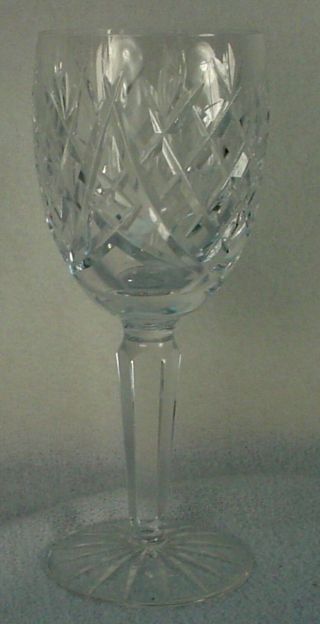 Waterford Crystal Avoca Pattern Claret Wine Glass Or Goblet - 6 - 1/2 "