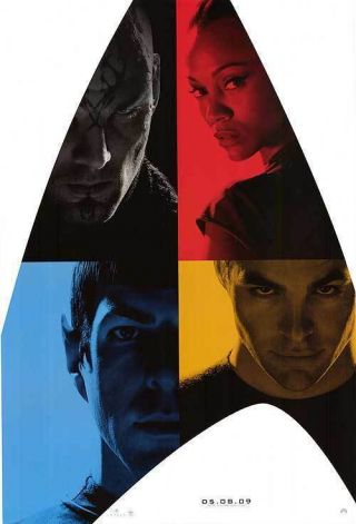 Star Trek (2009) Movie Poster - Advance A - Rolled