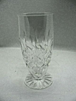 Waterford Crystal Lismore 6 1/2 " Footed Iced Tea Glass Minty