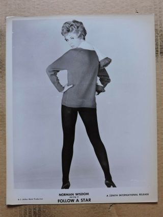 June Laverick In Pantyhose Orig Leggy Pinup Portrait Photo 1961 Follow A Star