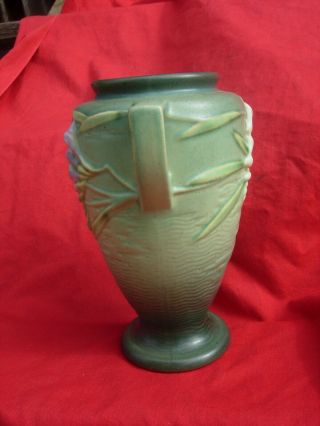 Roseville Pottery Arts and Crafts Vase Mission style Green Freesia 121 5