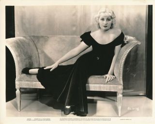 Joan Blondell 1930s Vitagraph 8 X 10 Sexy Glamour Press Photo