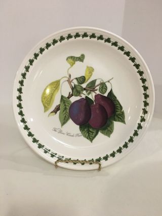 Pomona Portmeirion 10” Plate With Border The Reine Claude Plum