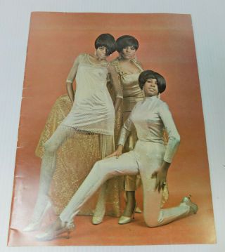 An Evening With The Supremes 1967 Concert Program Diana Ross