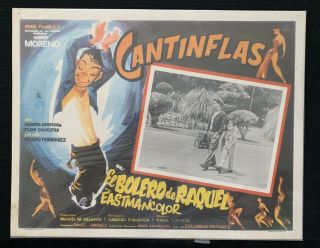 Cantinflas El Bolero De Raquel Mexican Lobby Card 1956