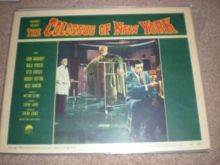 Vintage Orig Horror Lobby Card The Colossus Of York 1958 Sci - Fi Robot 1