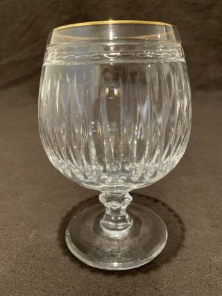 Waterford Marquis Crystal Hanover Gold Brandy Snifter Glass 5 1/4 " H