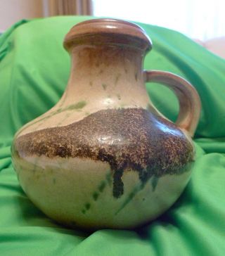 Vintage Studio Pottery West Germany Scheurich Keramik 423 - 18 Pitcher Jug Vase