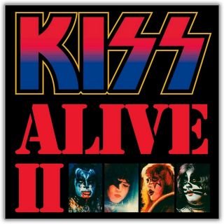 KISS Alive II BANNER HUGE 4X4 Ft Fabric Poster Flag Tapestry album cover art 2 2