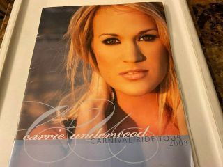 Carrie Underwood Official " Carnival Ride Tour " Concert Program - 2008
