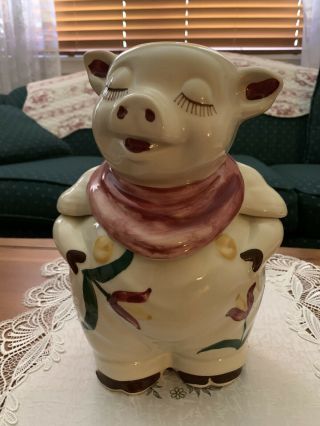Vintage Shawnee Smiley Pig Cookie Jar