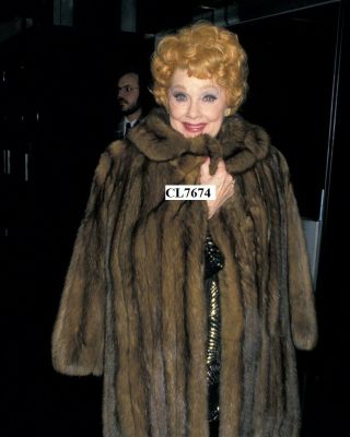 Lucille Ball In A Fur Coat Attends The 10th Annual Kennedy Center Honors Photo