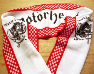 MotÖrhead - Vintage 80s Concert Woven Scarf - Made In England
