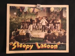 Sleepy Lagoon 1943 Lobby Card Movie Poster Judy Canova Musical Comedy Dennis Day