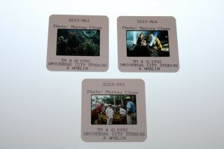 Jurassic Park - 3 Press Kit Slides San Neill Jeff Goldblum Steven Spielberg