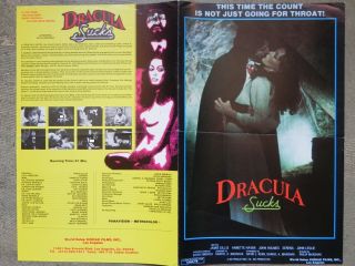 Dracula Sucks Pressbook Jamie Gillis Annette Haven Serena Reggie Nalder