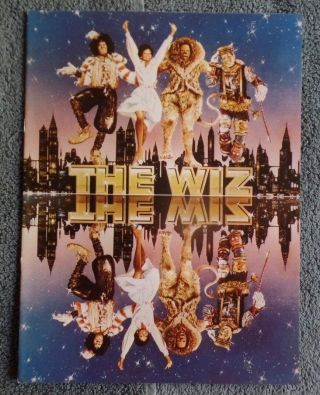 1978 The Wiz Official Theatre Program Souvenir Diana Ross Michael Jackson