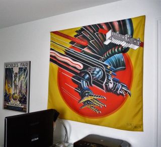 Judas Priest Screaming For Vengeance Huge 4x4 Banner Poster Tapestry Album Cd