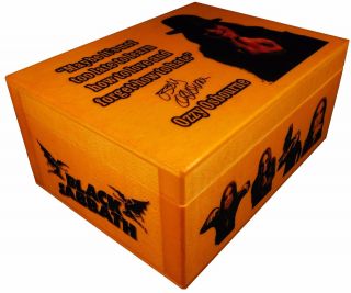 Ozzy Osbourne Figure Music Black Sabbath Cd,  Autographed Box Poster Quote Guitar