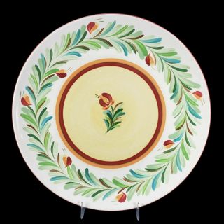 Gail Pittman Handpainted Siena Yellow Dinner Plate Southern Living At Home