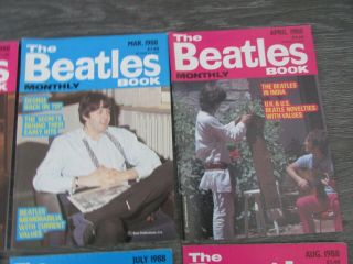 The Beatles Monthly Book 1988 Complete / Full Set of 12 Magazines 3
