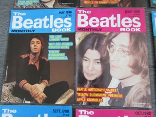 The Beatles Monthly Book 1988 Complete / Full Set of 12 Magazines 4
