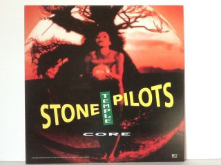 Stone Temple Pilots Double Sided Record Store Promo Flat Poster 12 " X 12 " 1992