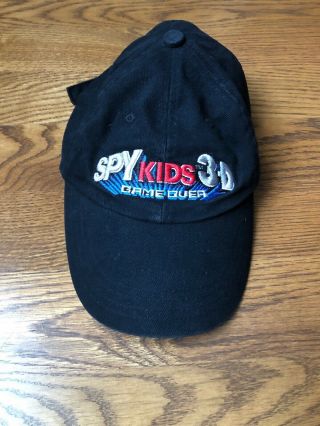 Spy Kids 3d Game Over Embroidered Logo Black Adjustable Cap Dad Hat