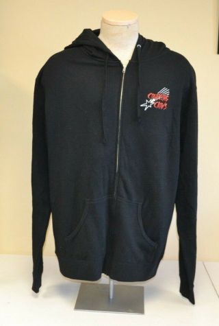 Counting Crows Concert Pullover Zipper Hoodie Jacket Xl Recovering Satellite