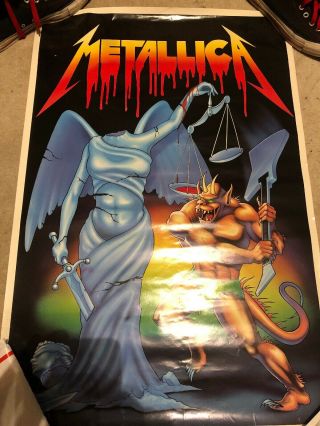 Metallica,  Justice,  Demon,  Poster,  Vintage,  Made By Harron,  Bigfoot,  540,