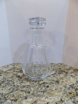 Signed Baccarat Solid Crystal Decanter W Stopper (tallyrand) France