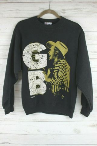 Vintage Rare Garth Brooks 1992 Crewneck Sweatshirt Black Size M