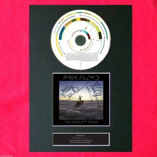Pink Floyd The Endless River Very Rare Signed Cd Mounted A4 Autograph Print 62