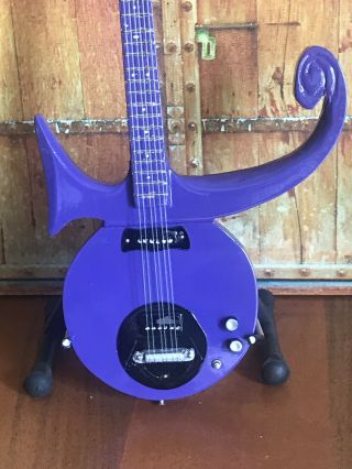 Prince - Purple Symbol Miniature Electric Guitar 3