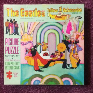 The Beatles Yellow Submarine Sgt Peppers Band Jaymar Puzzle Nothing Is Real