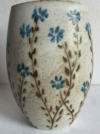 Vintage Mid Century Modern Signed Ad Anderson Design Studio Art Pottery Vase 6 "