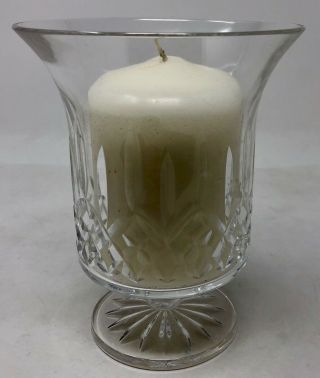 Waterford Crystal Candle Holder W/ Candle