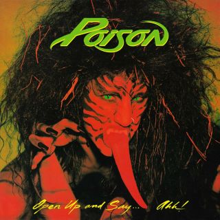 Poison Open Up And Say Ahh Banner Huge 4x4 Ft Fabric Poster Flag Album Cover Art