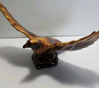 Blue Mountain Pottery Harvest Gold Eagle,  Vintage Eagle Collectible Rare Eagle