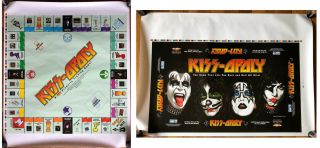 Kiss Kiss - Opoly Rare Game Board And Box Poster Proofs 