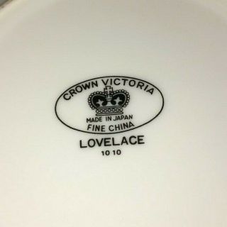 Crown Victoria Lovelace 8 Cereal Bowls 2