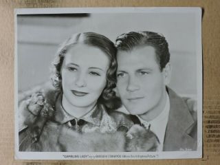 Barbara Stanwyck And Joel Mccrea Portrait Photo 1934 Gambling Lady